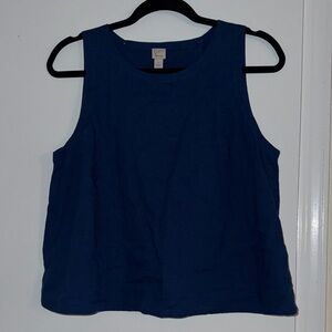 LOFT Women's Deep Blue Tank Top